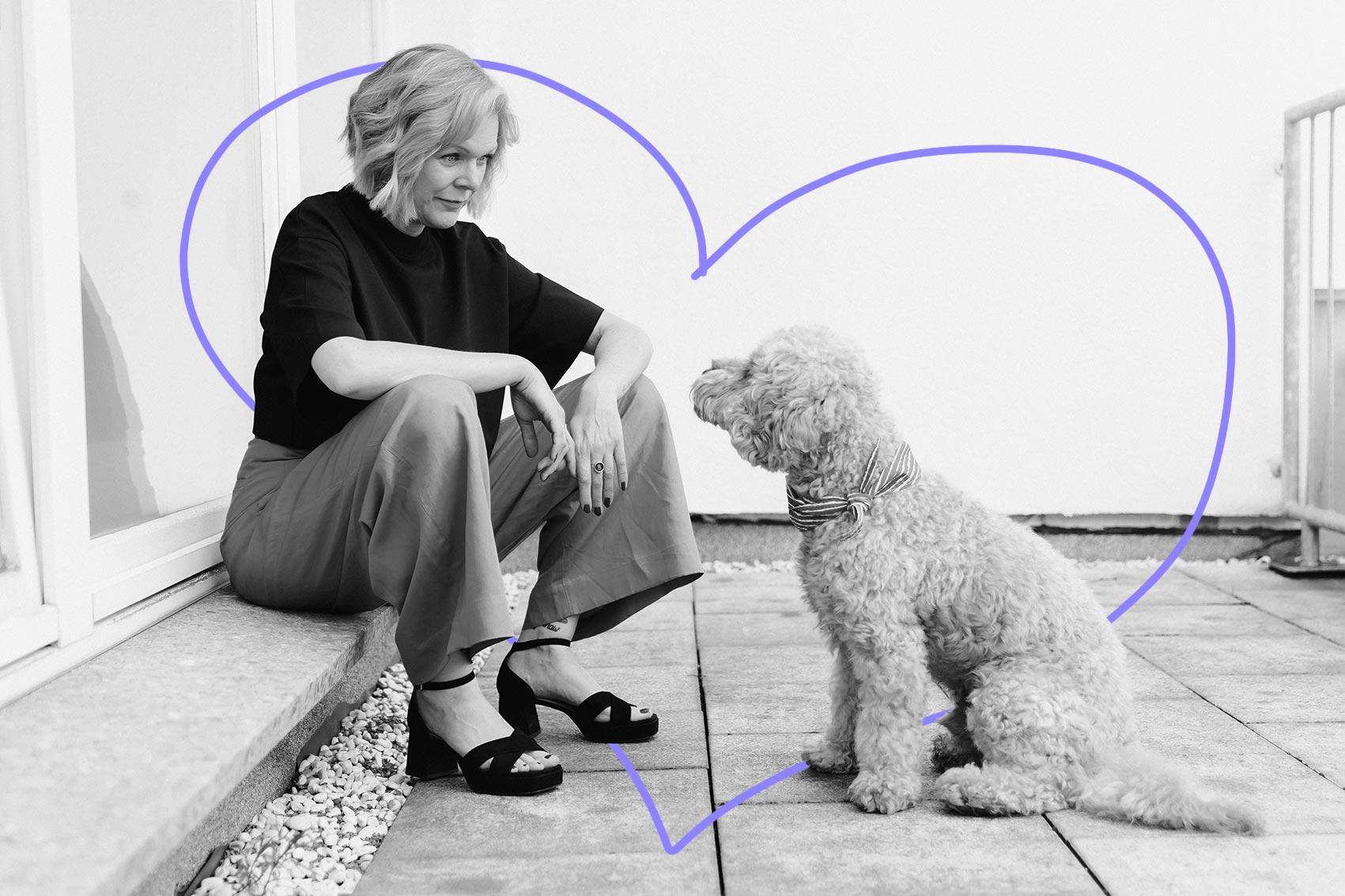 Britta mit Hund Cooper